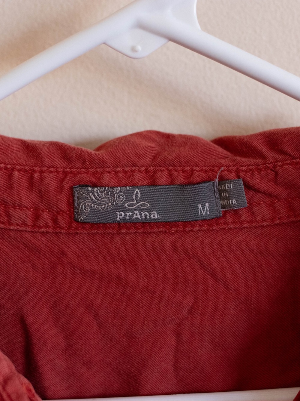 PrAna Rust Orange Button-Up - Picture 3 of 8